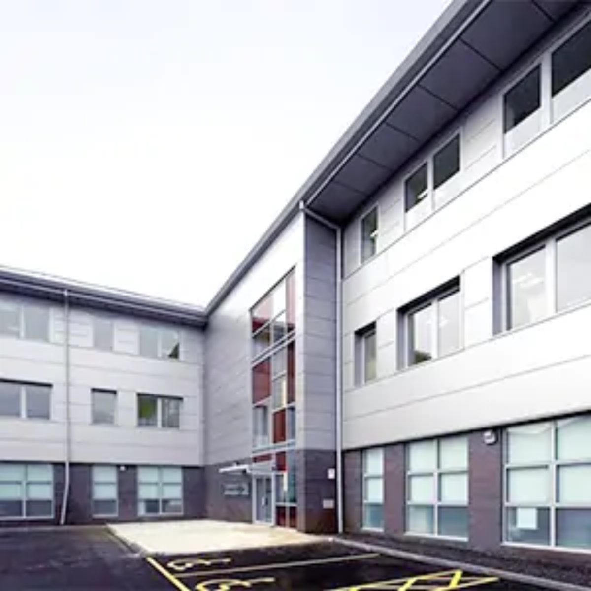 Outside of new Benson Wood & Co Chartered Accountants premises in Bellshill