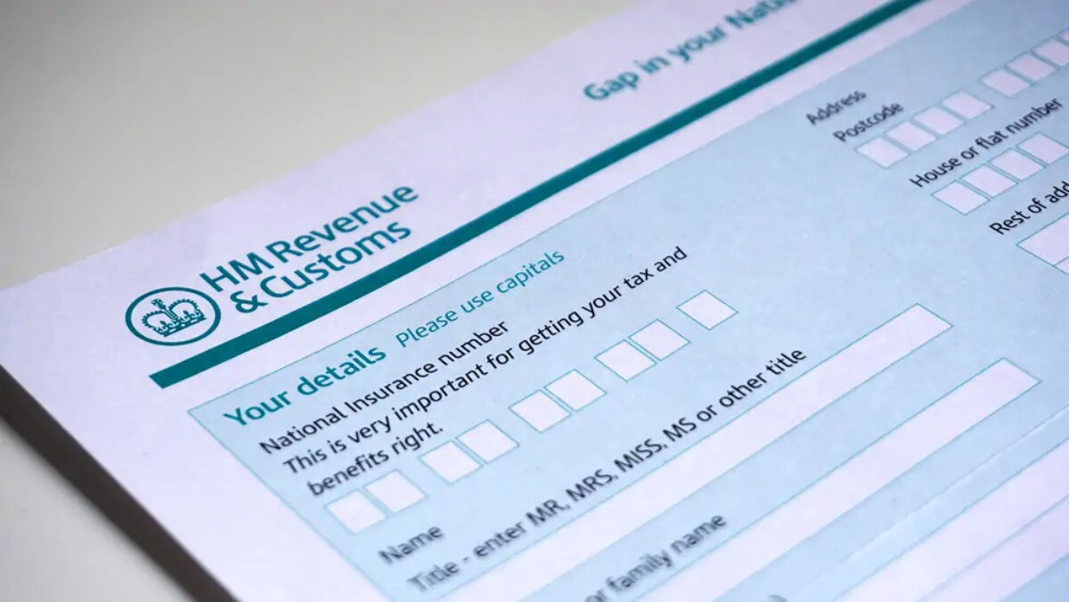 HM Revenue & Customs form