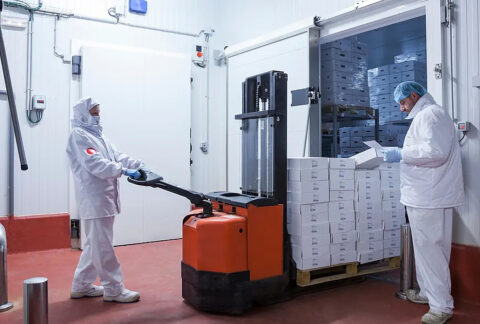 Twp staff members working in a food factory